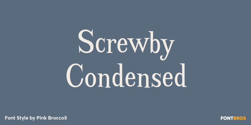 Screwby Condensed Poster