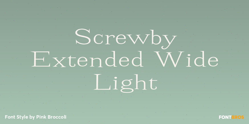 Screwby Extended Wide Light Poster