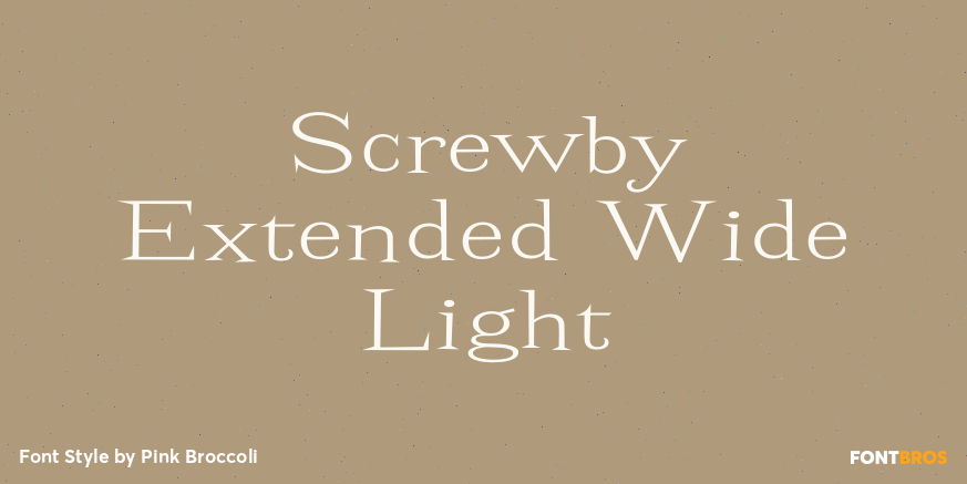 Screwby Extended Wide Light Poster