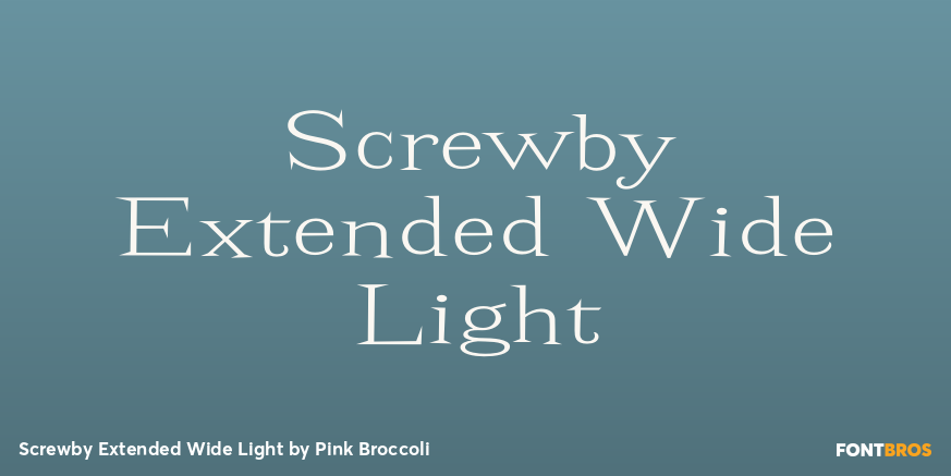 Screwby Extended Wide Light Poster