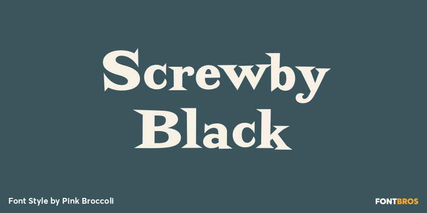Screwby Black Poster
