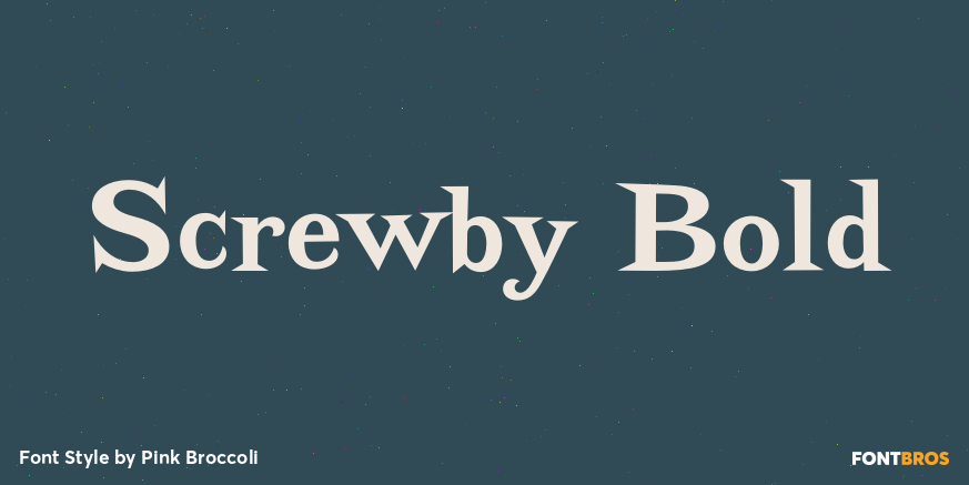 Screwby Bold Poster