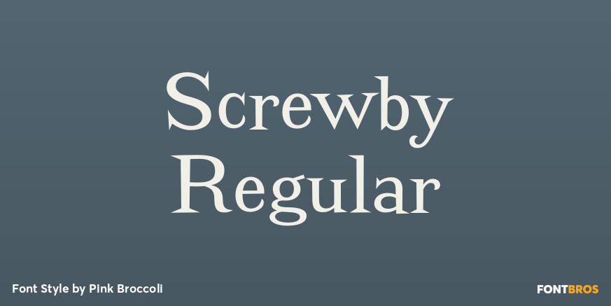 Screwby Regular Poster