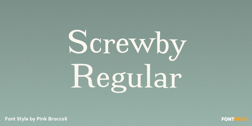 Screwby Regular Poster