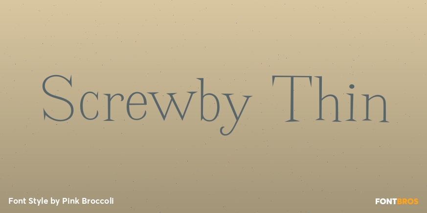 Screwby Thin Poster