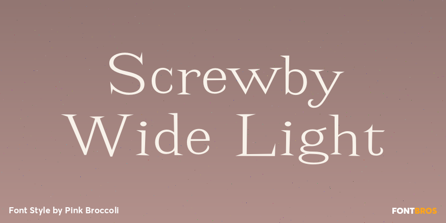 Screwby Wide Light Poster