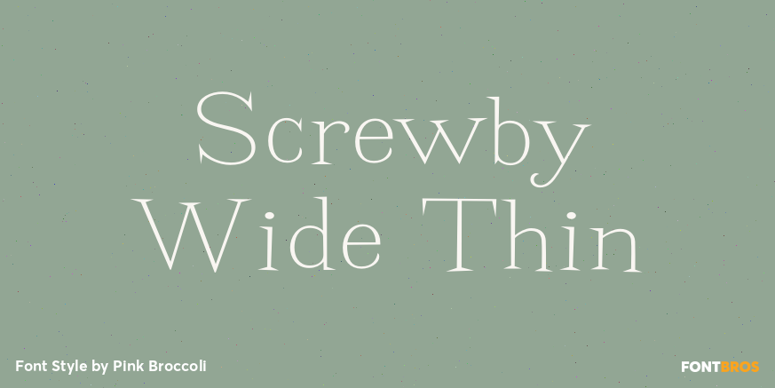 Screwby Wide Thin Poster