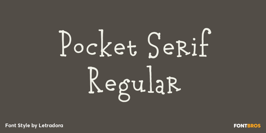 Pocket Serif Regular Poster