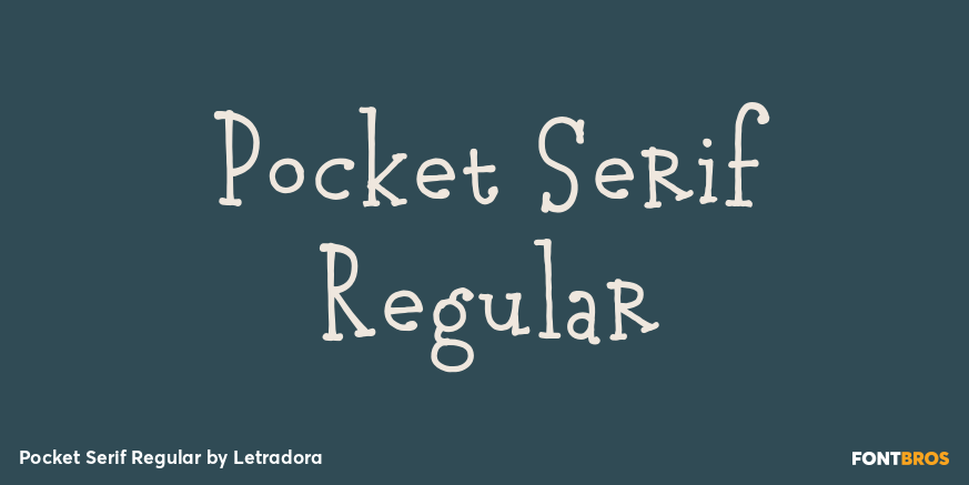 Pocket Serif Regular Poster