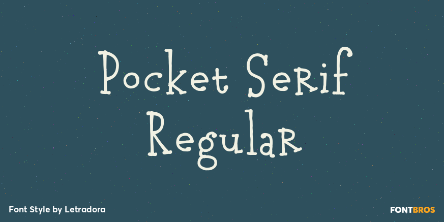 Pocket Serif Regular Poster