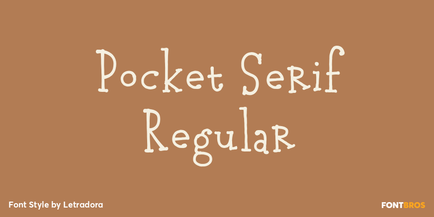 Pocket Serif Regular Poster