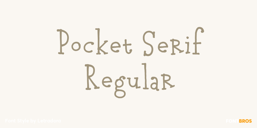 Pocket Serif Regular Poster