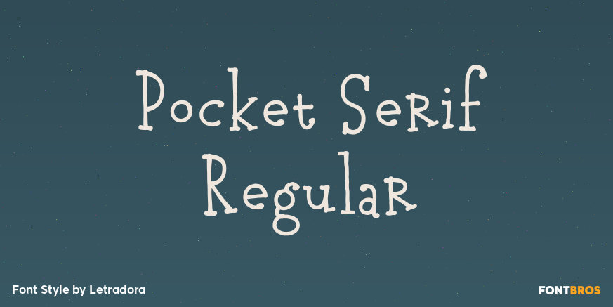 Pocket Serif Regular Poster