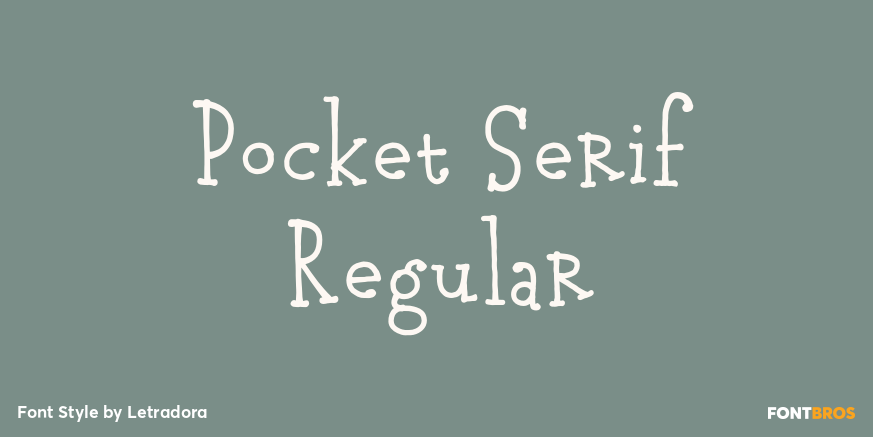 Pocket Serif Regular Poster