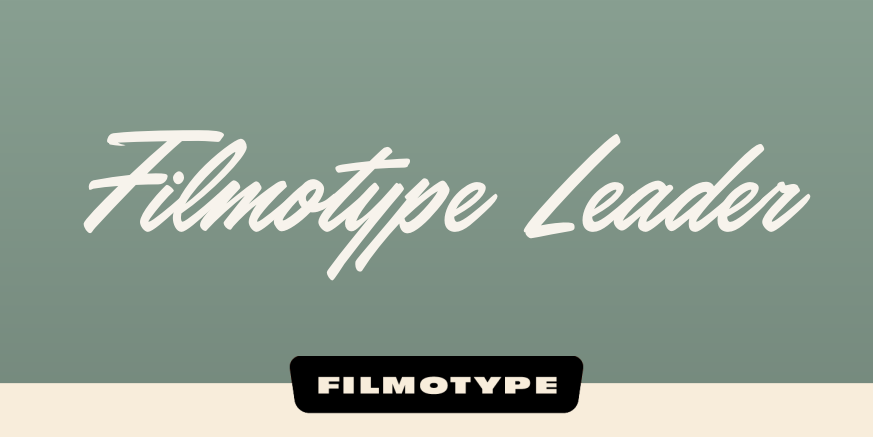 Filmotype Leader Poster