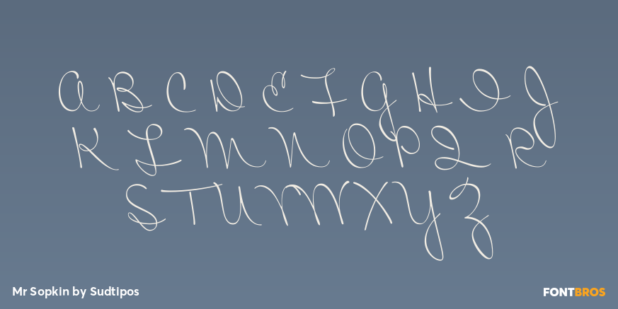 Mr Sopkin Font Poster #2