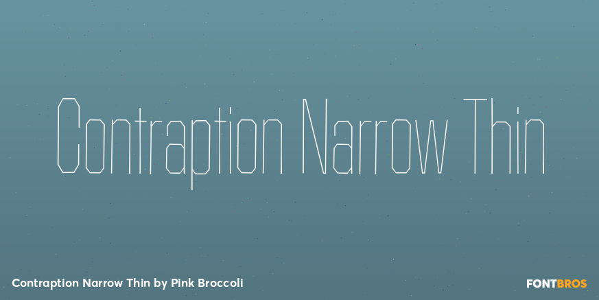 Contraption Narrow Thin Poster