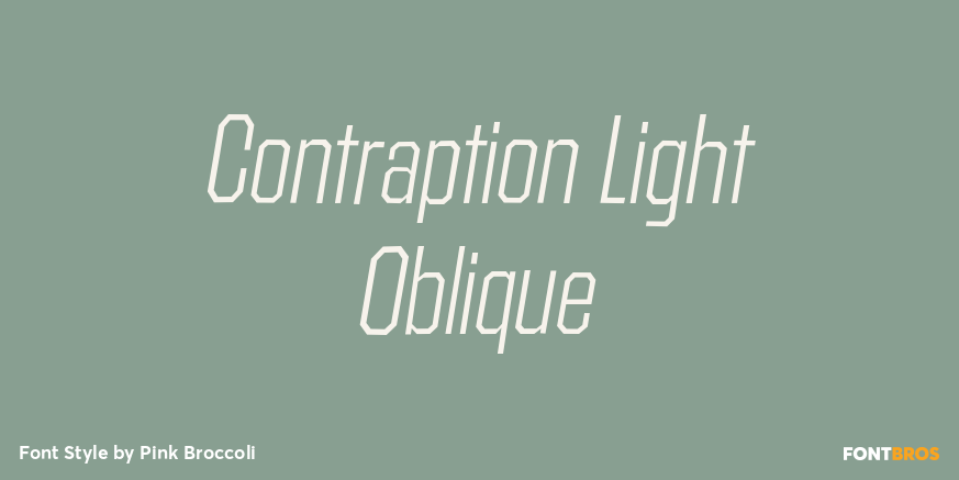 Contraption Light Oblique Poster