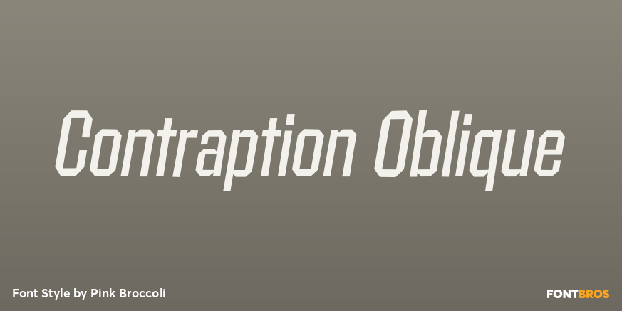 Contraption Oblique Poster