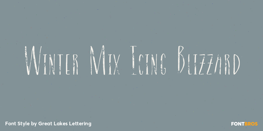 Winter Mix Icing Blizzard Poster