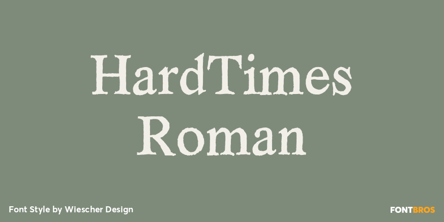 HardTimes Roman Poster