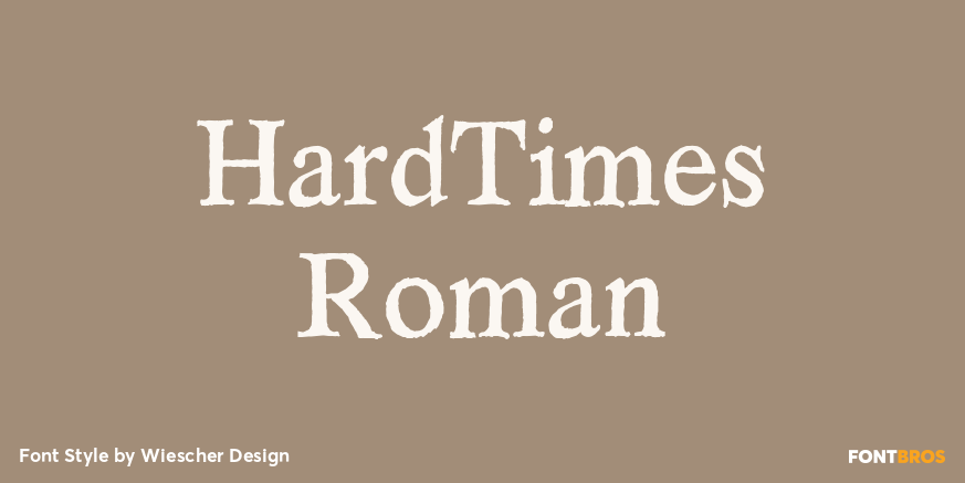 HardTimes Roman Poster