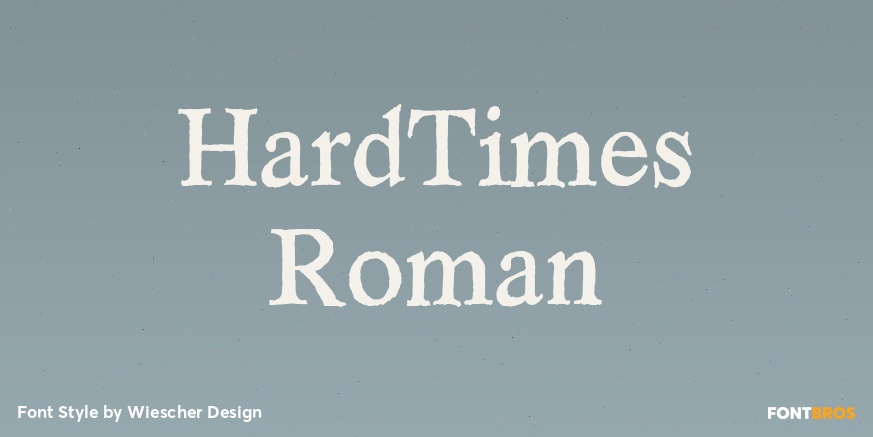 HardTimes Roman Poster