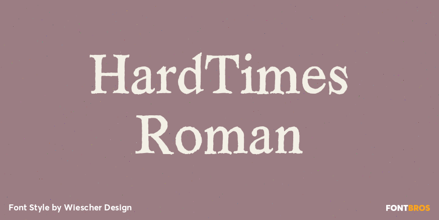 HardTimes Roman Poster