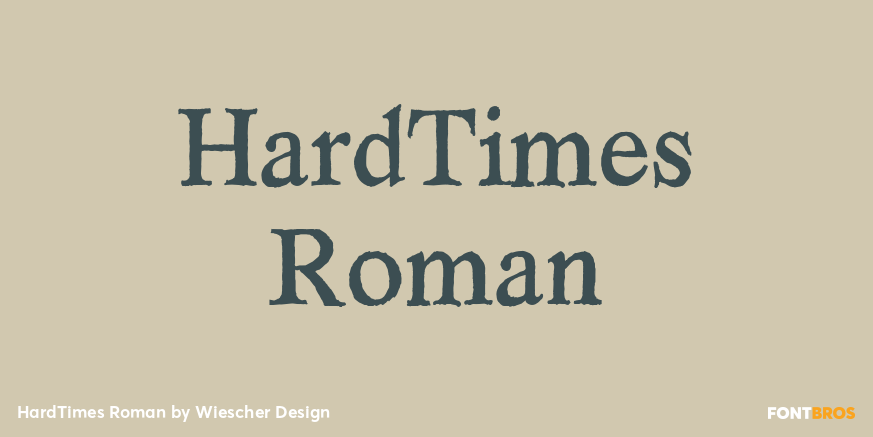 HardTimes Roman Poster