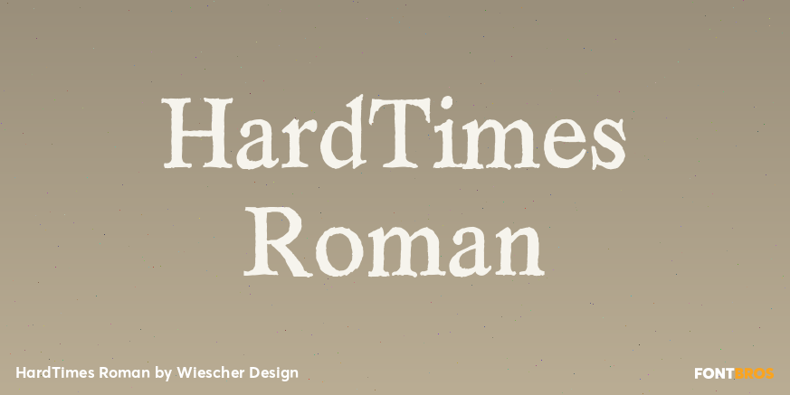HardTimes Roman Poster