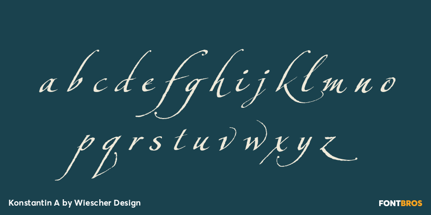 Konstantin A Font Poster #1