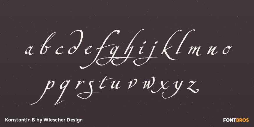 Konstantin B Font Poster #3