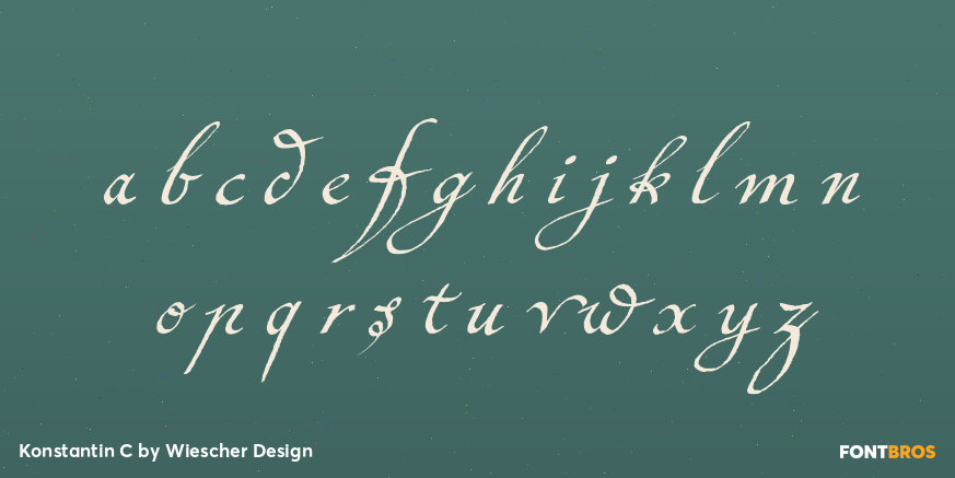 Konstantin C Font Poster #3