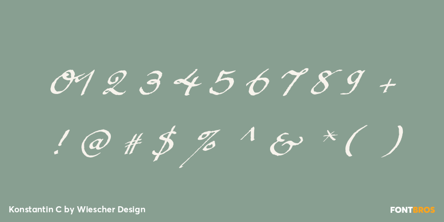 Konstantin C Font Poster #4