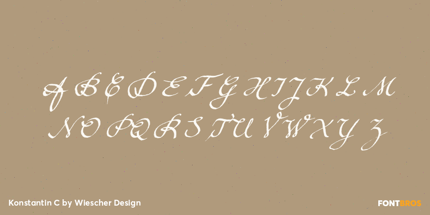 Konstantin C Font Poster #1