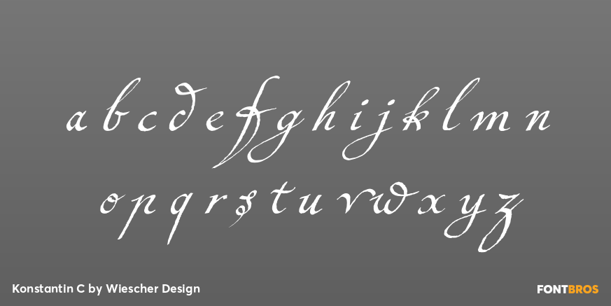 Konstantin C Font Poster #1