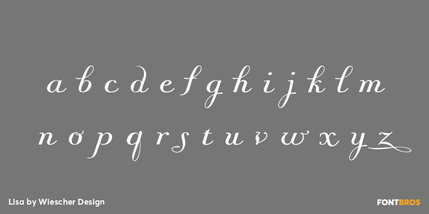 Lisa Font Poster #3