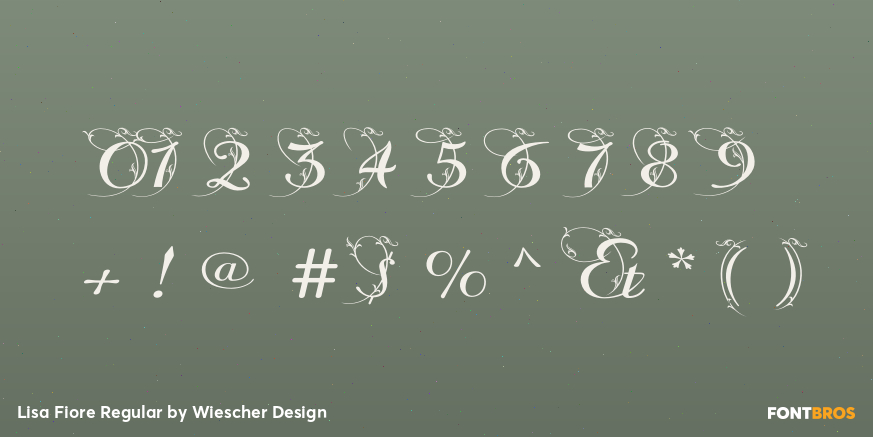 Lisa Fiore Regular Font Poster #1