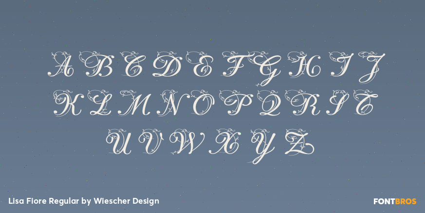 Lisa Fiore Regular Font Poster #2