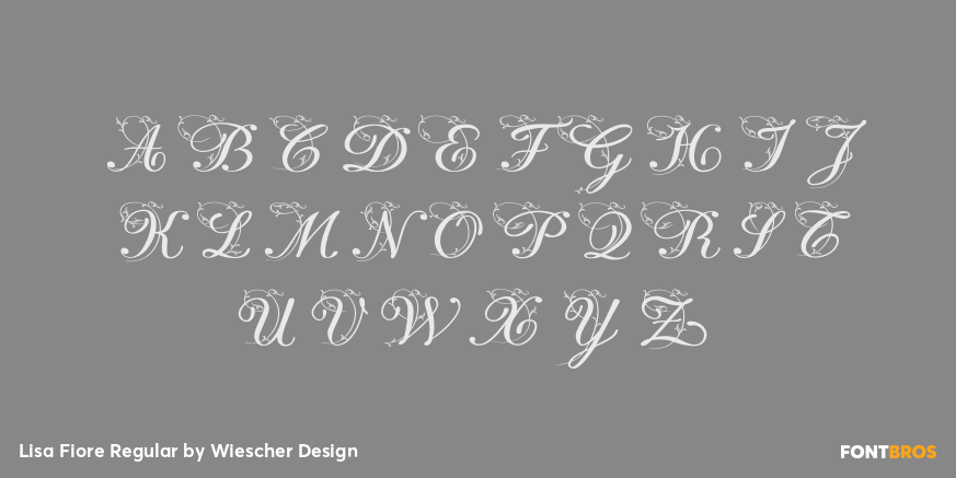 Lisa Fiore Regular Font Poster #1