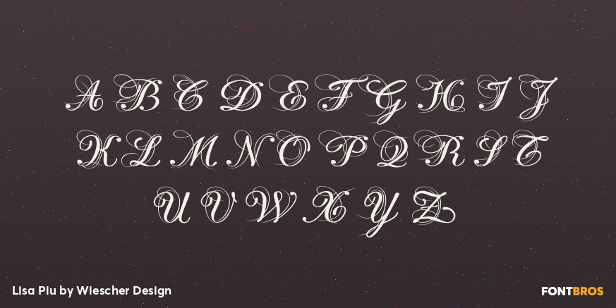 Lisa Piu Font Poster #2