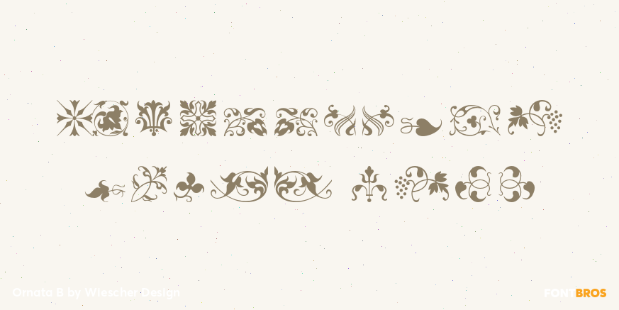 Ornata B Font Poster #1