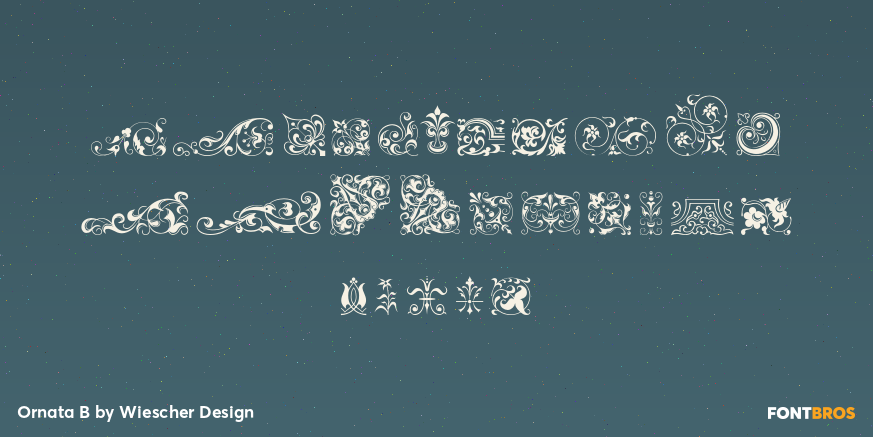 Ornata B Font Poster #2