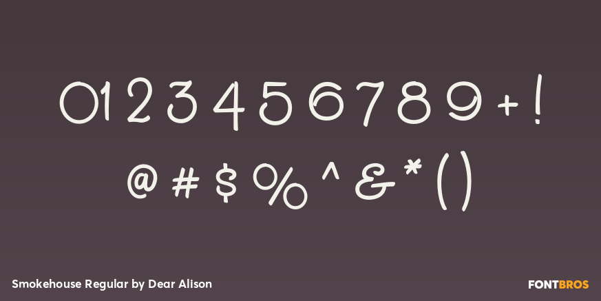 Smokehouse Regular Font Poster #4