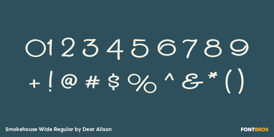 Smokehouse Wide Regular Font Poster #1