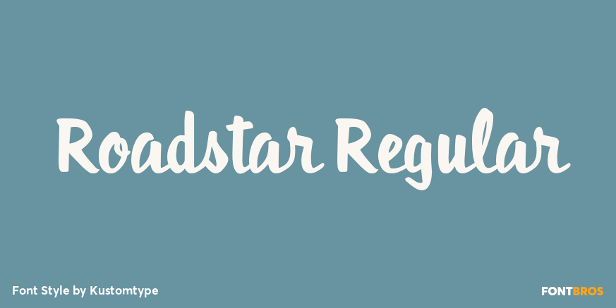 Roadstar Regular Font Poster #1