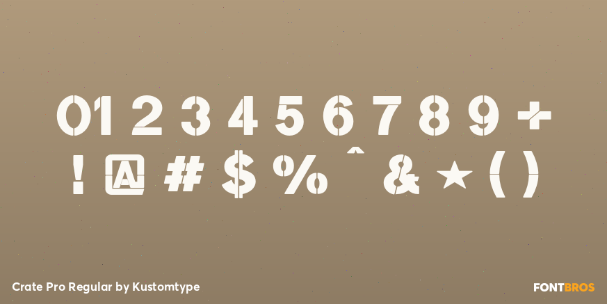 Crate Pro Regular Font Poster #4