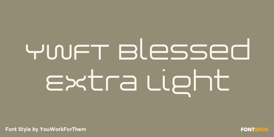 YWFT Blessed Extra Light Poster