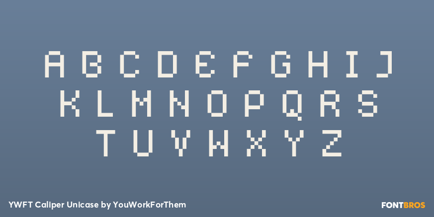 YWFT Caliper Unicase Font Poster #2