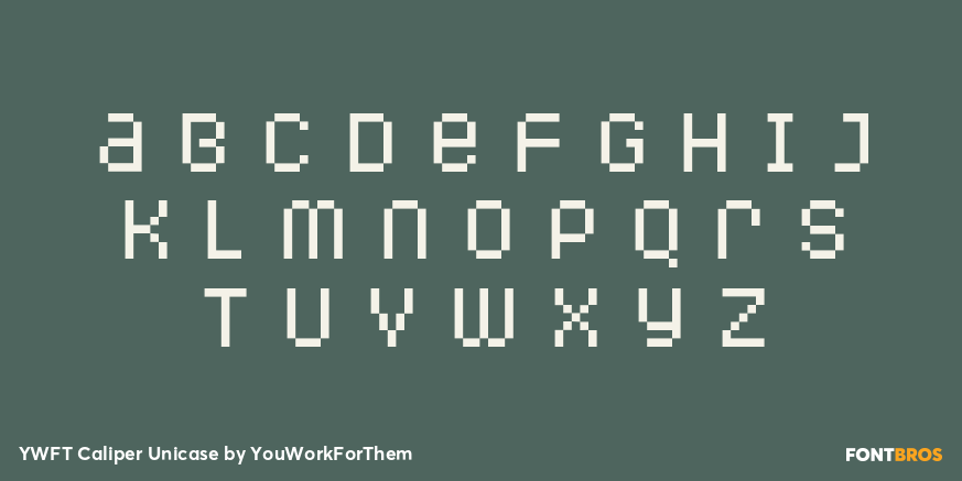 YWFT Caliper Unicase Font Poster #3
